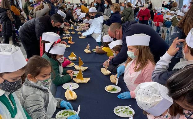 Los peques de Malpartida se convertirán en expertos cocineros de patatera