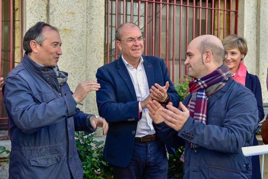 Monago destaca la vocación, formación y capacidad de Martín Alcántara, candidato a alcalde de Miajadas