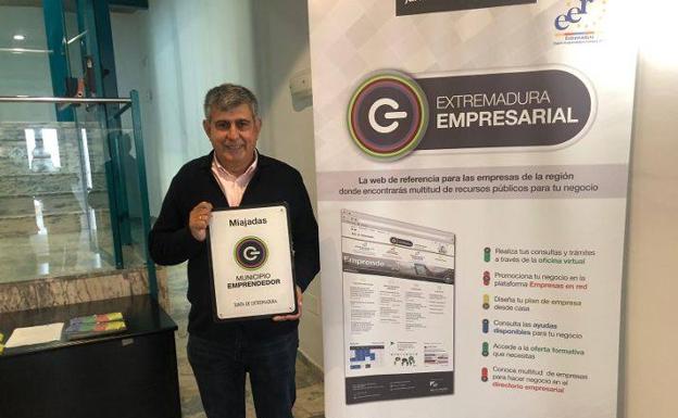 Miajadas se alza con el título de 'Municipio Emprendedor Extremeño'