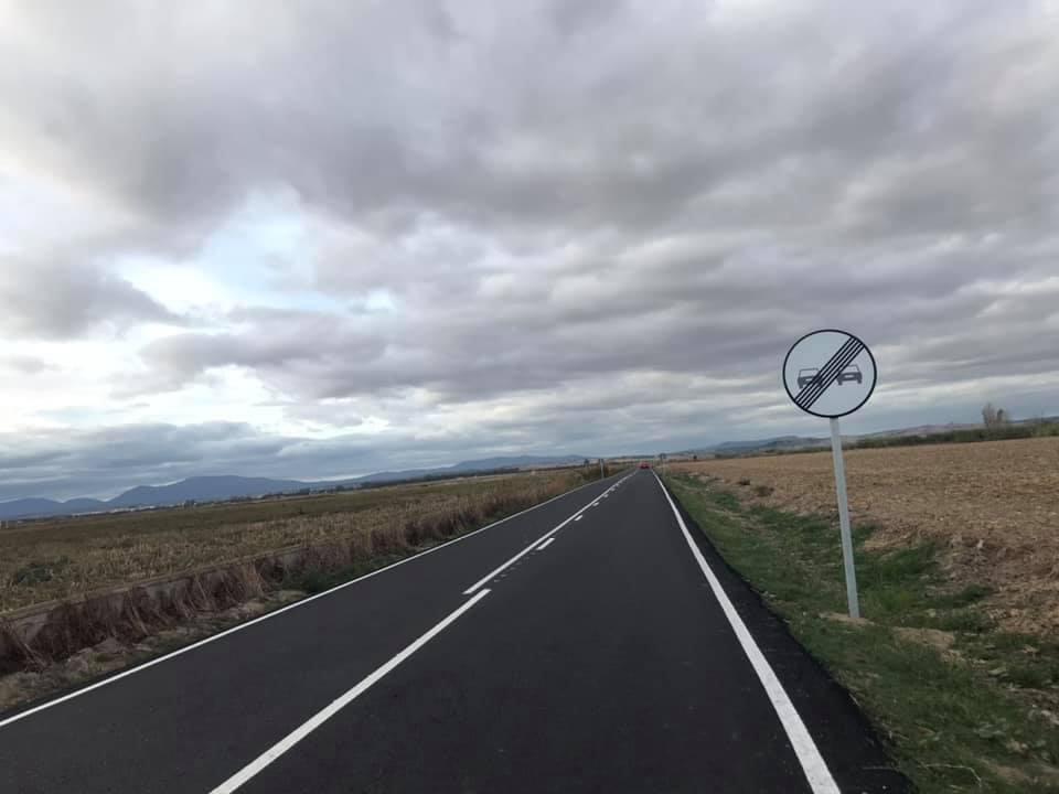 La carretera que une Miajadas con Casar de Miajadas finaliza sus obras de mejora