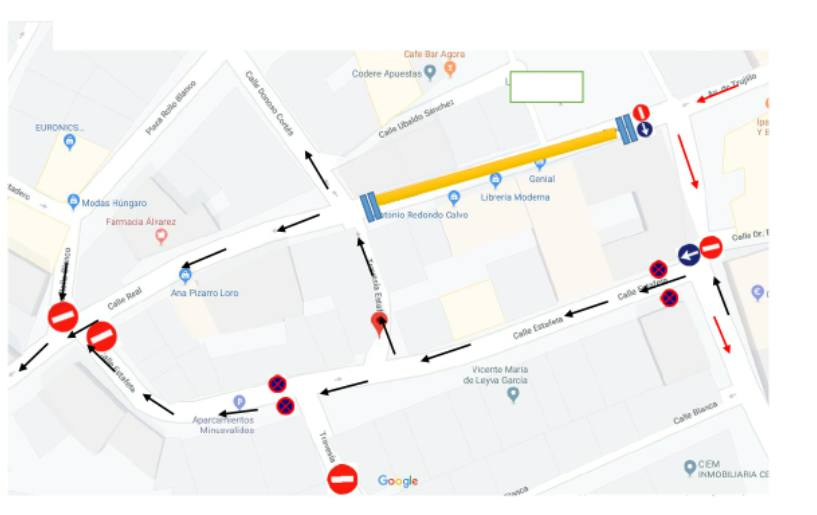 Comienzan las obras de mejora en la Calle Real