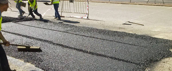 El Ayuntamiento ha puesto en marcha obras de acondicionamiento del pavimento