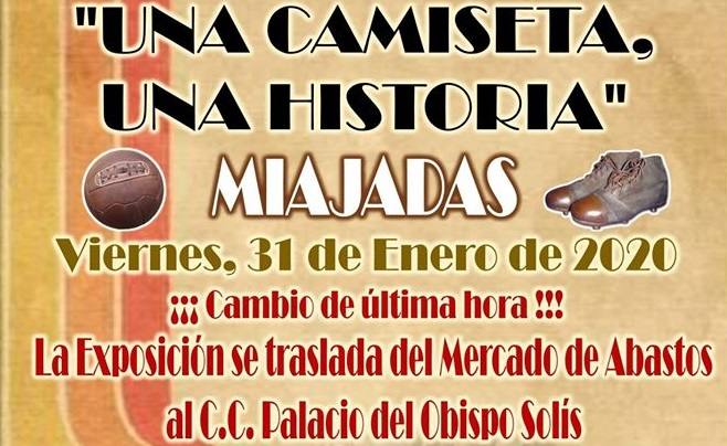 La exposición 'Una camiseta, una historia' se ubica finalmente en el Palacio Obispo Solís