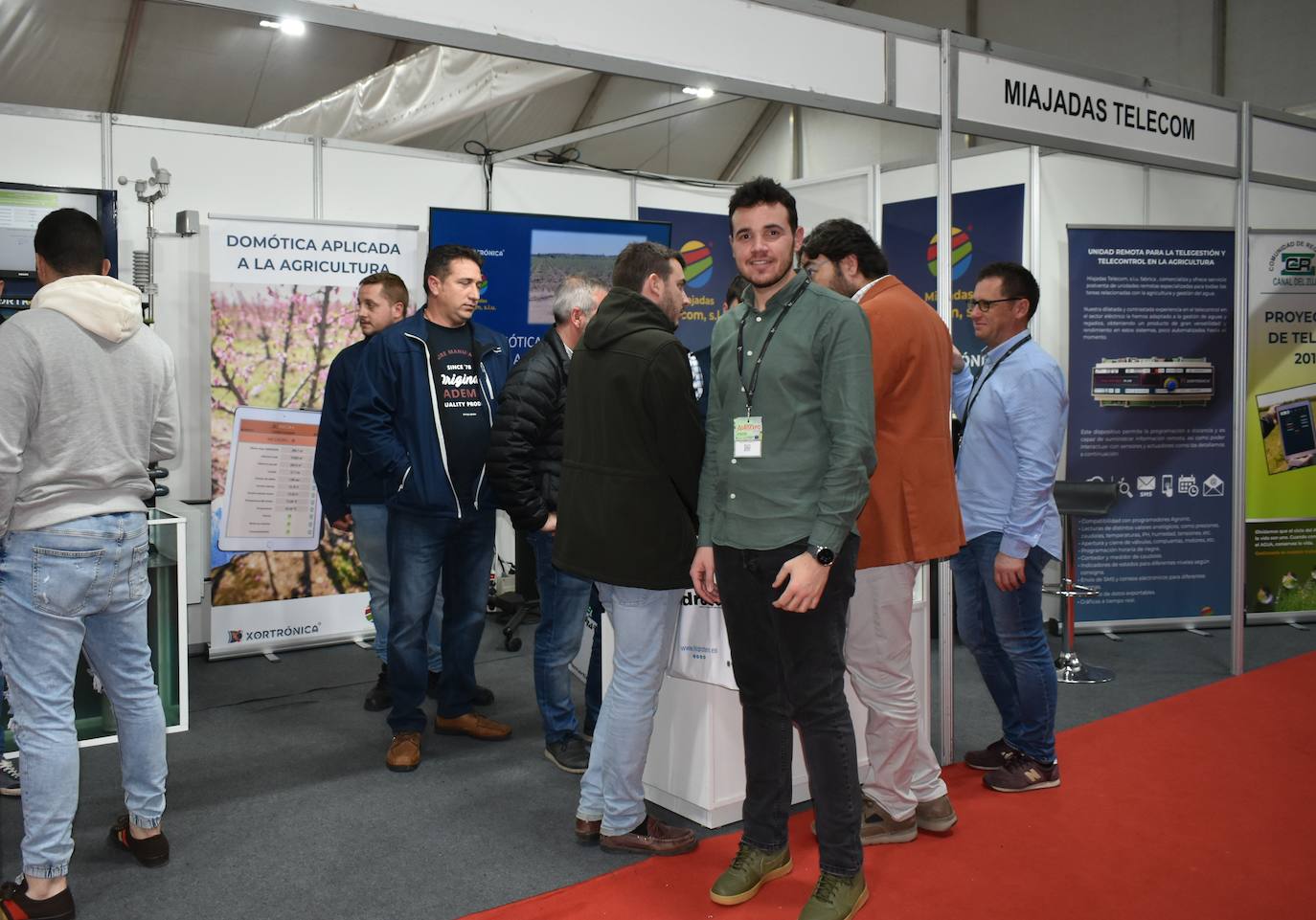 'Miajadas Telecom' ha presentado en Agroexpo su sistema de agricultura telemática