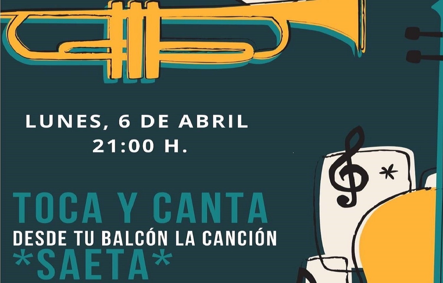 Los miajadeños interpretarán desde su balcón 'Saeta' de Joan Manuel Serrat