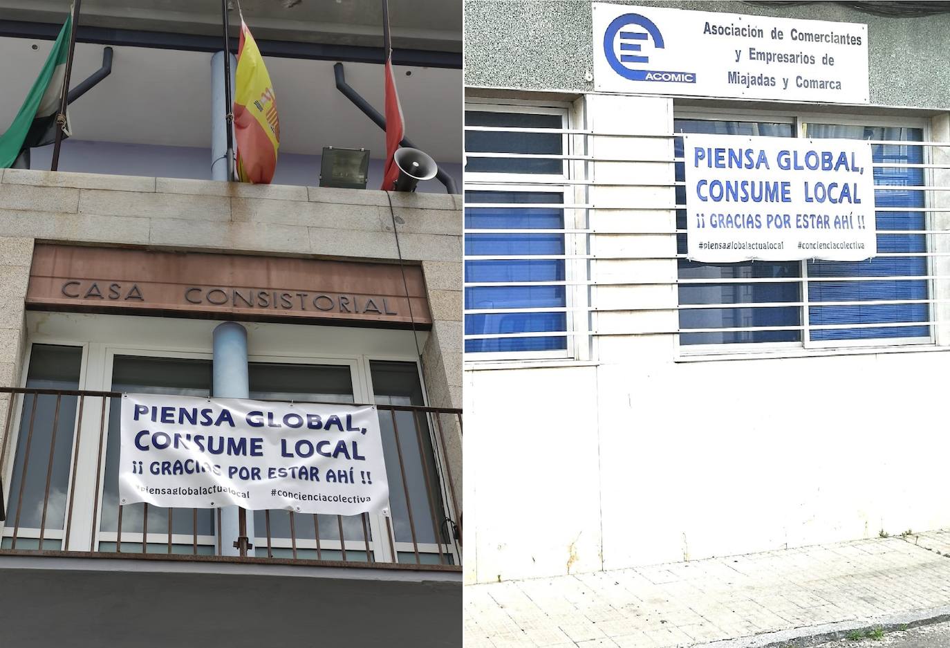 'Piensa global, consume local' la campaña de los pequeños negocios extremeños