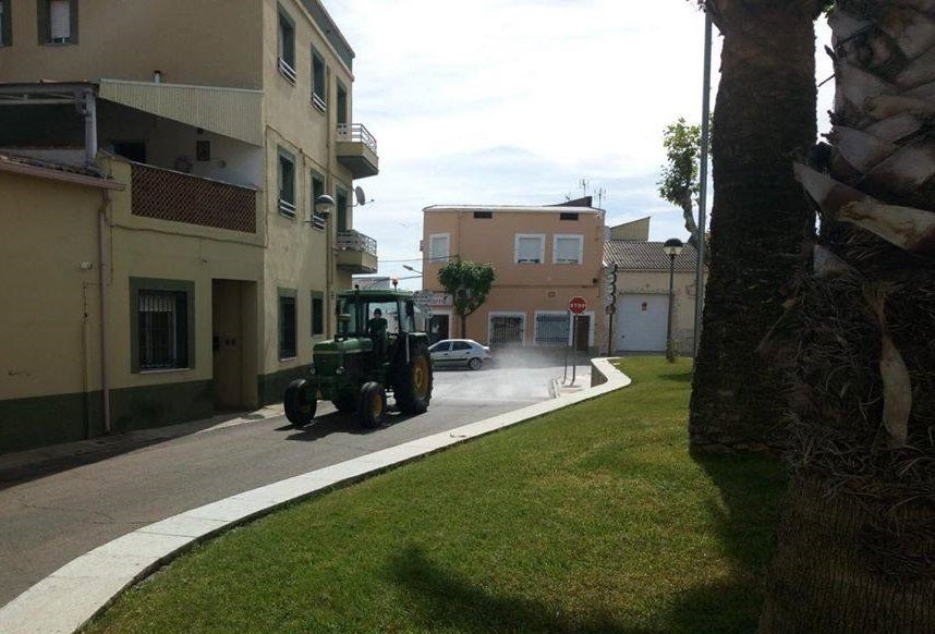 Desinfección completa en Miajadas, Alonso de Ojeda y Casar de Miajadas