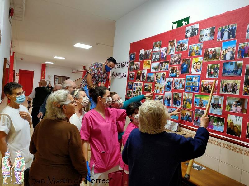 Los mayores de San Martín de Porres celebraron en la distancia el Día Internacional de la Familia