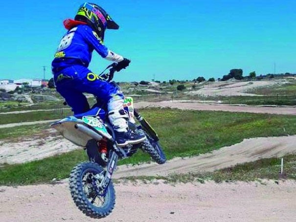 El piloto de Motocross Samuel Tapia vuelve a los entrenamientos