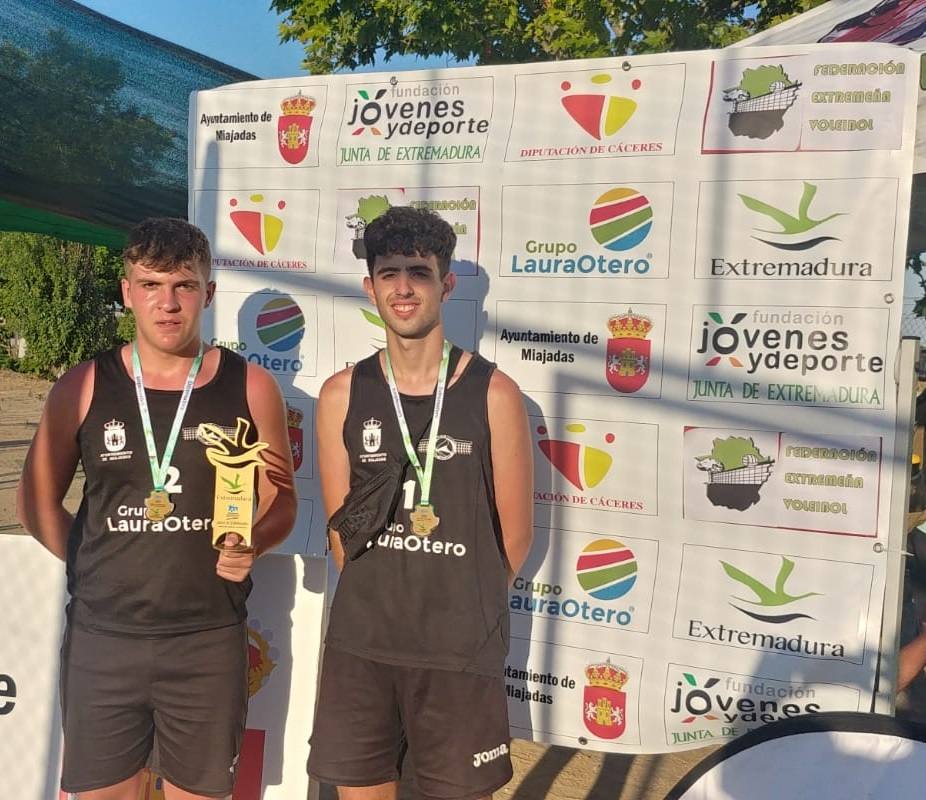 Miajadas acogió los Campeonatos de Extremadura de Vóley Playa Infantil y Cadete