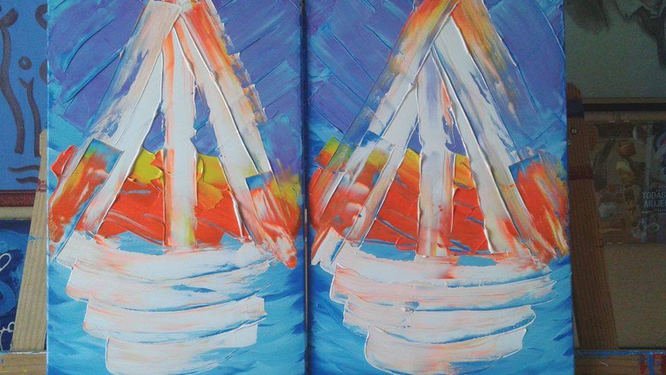 El artista miajadeño Julio Santiago realiza dos exposiciones virtuales en Facebook