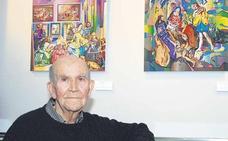 El pintor miajadeño Massa Solís cumple 81 años