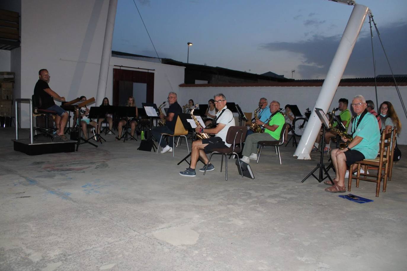 La banda municipal de música reanuda sus ensayos de forma presencial