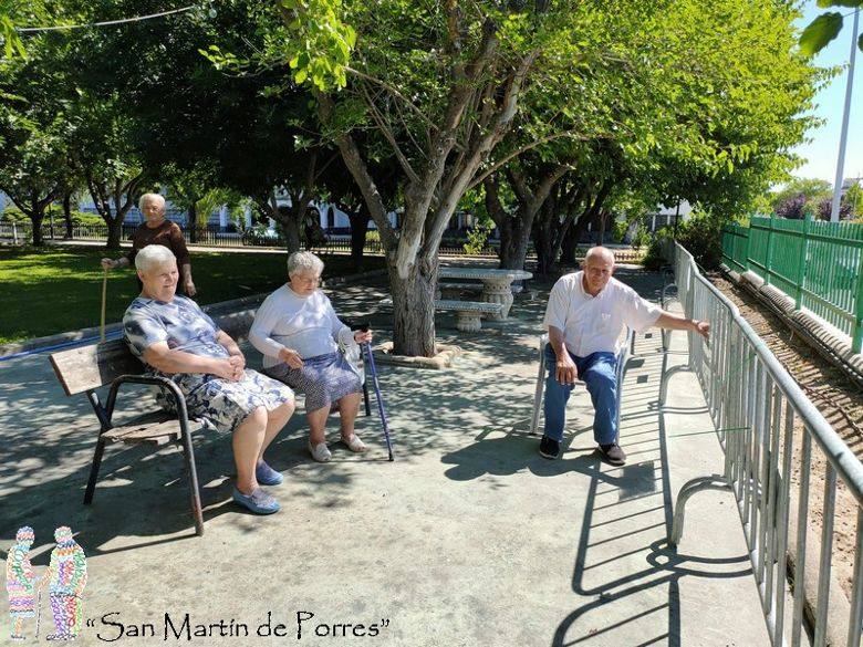 San Martín de Porres habilita las visitas familiares a través de la valla del jardín