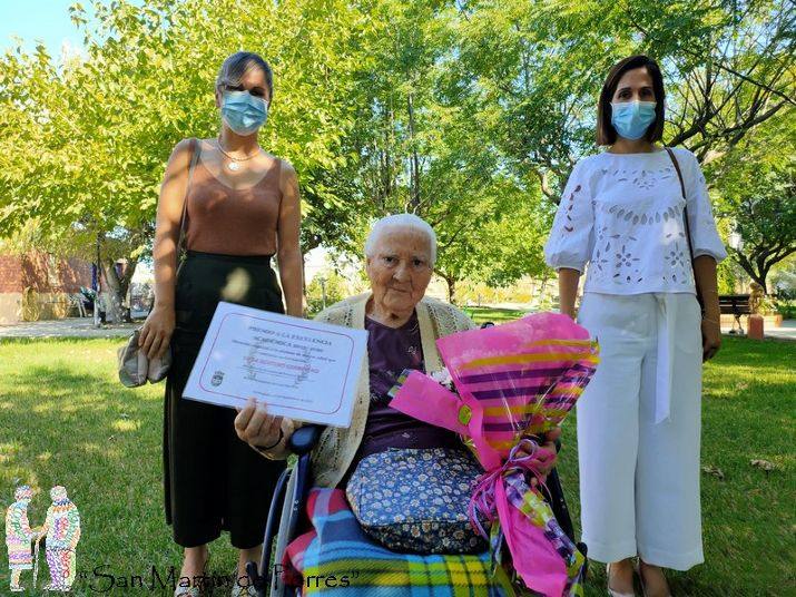 Luisa Rentero, la miajadeña de mayor edad que continúa su formación académica
