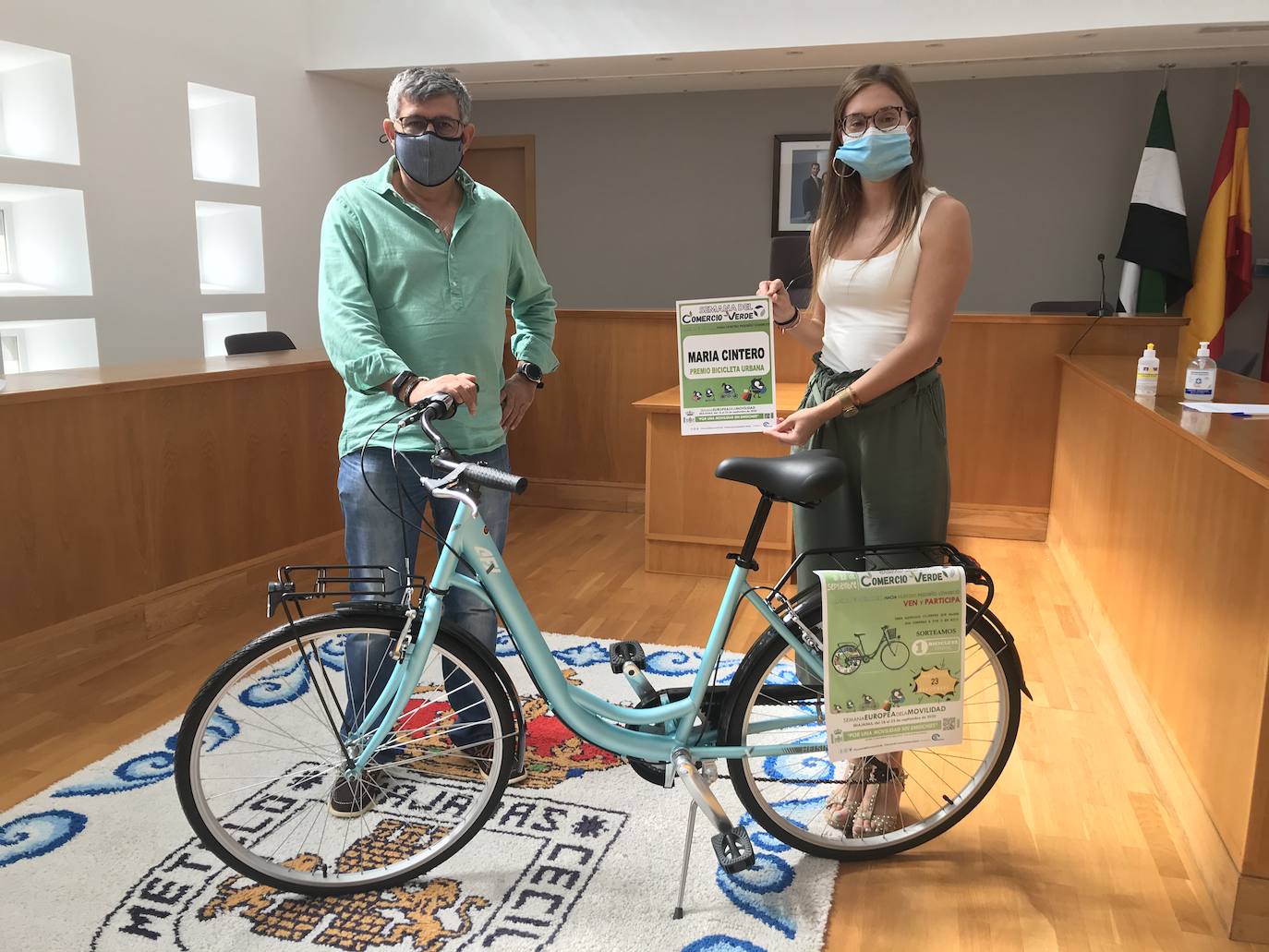 María Cintero es la ganadora la bicicleta urbana de la SEM