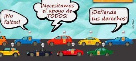 Caravana de protesta por el cierre del comercio y la hostelería