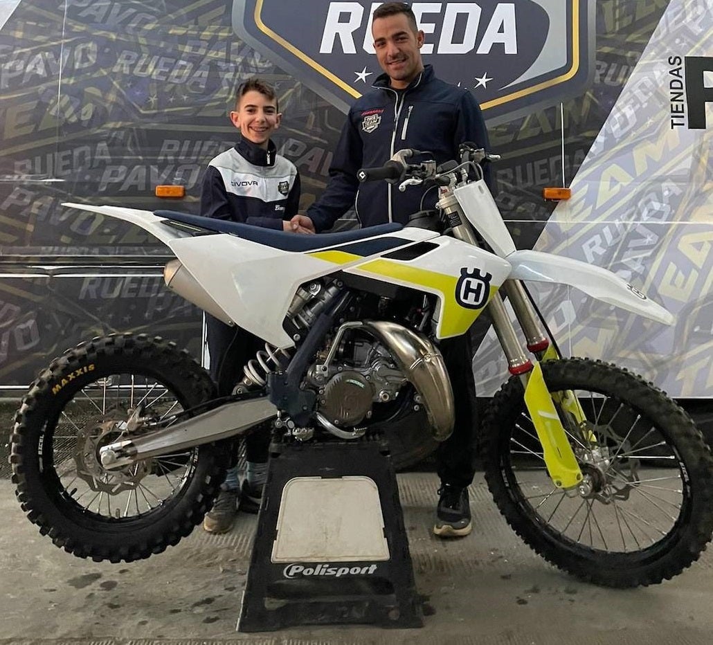 Samuel Tapia hace rugir motores ante su inminente comienzo en el Campeonato de España Mx85
