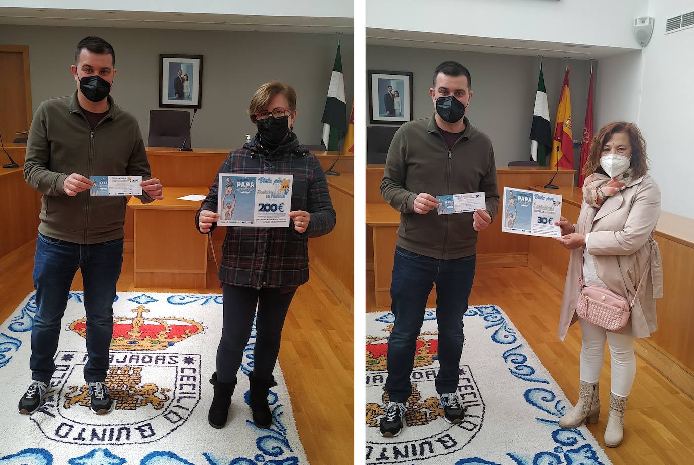 Los últimos afortunados de la campaña '¡Lo Mejor para Papá en tu Comercio Local!' recogen sus premios