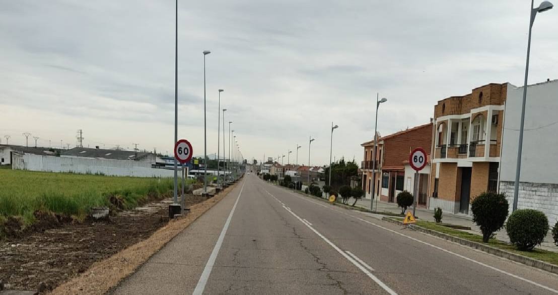 Comienza la construcción del nuevo tramo de carril bici en Miajadas
