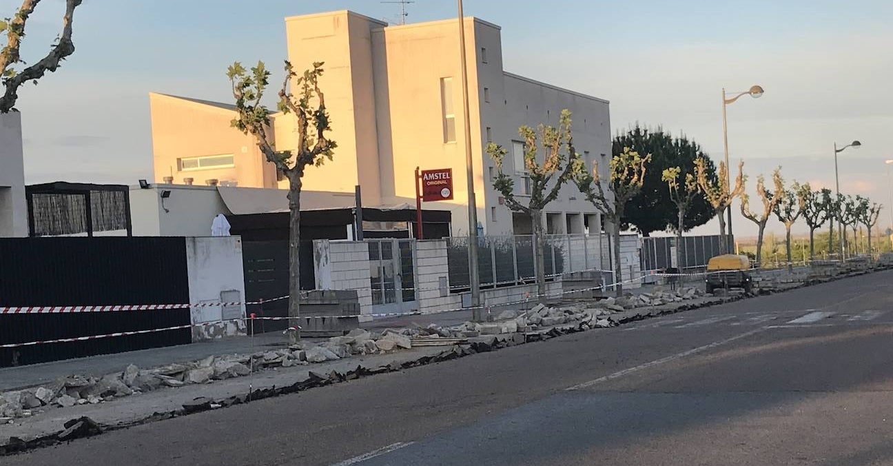 Comienza la reforma del carril bici de la avenida 8 de marzo