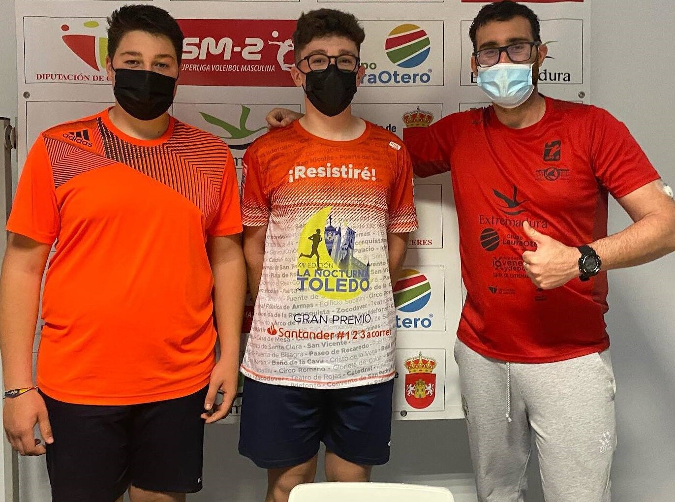 Enrique González y Jesús Pizarro, nuevos componentes del equipo juvenil masculino de voleibol