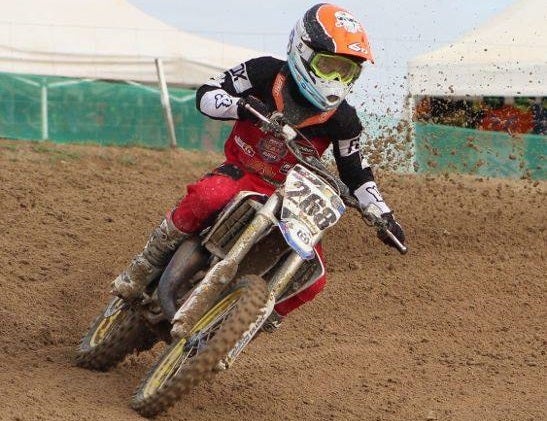 Una caída privó a Samuel Tapia de luchar por los puntos en el Campeonato de España Mx85 de Murcia