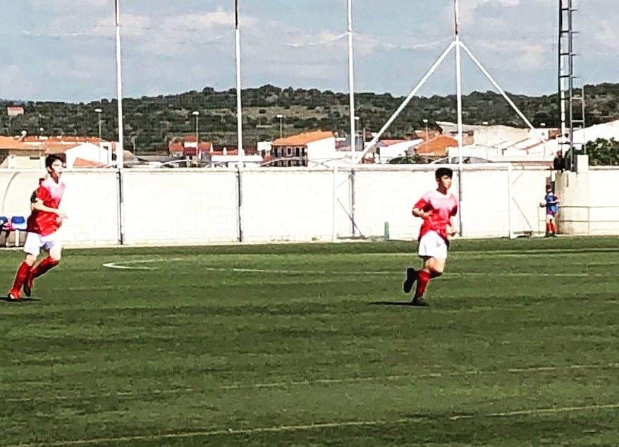 Los alevines B de la Escuela de Fútbol de Miajadas vencieron por 7-6 a la Cruz Villanovense C