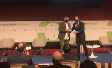 Antonio Díaz recogió en Madrid el premio CONAMA a la sostenibilidad concedido a Miajadas