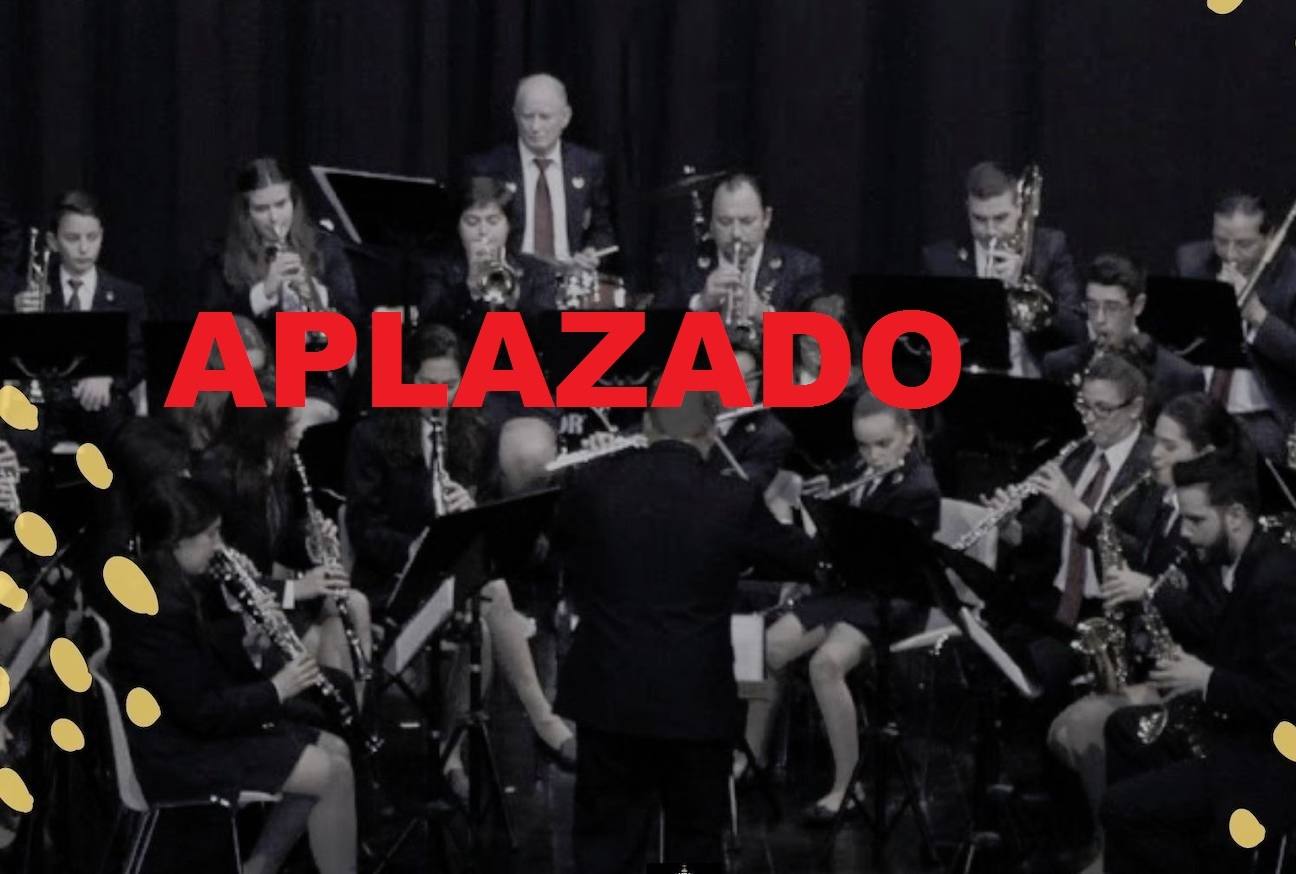 La clausura de curso de la Banda Municipal de Música se aplaza por condiciones meteorológicas