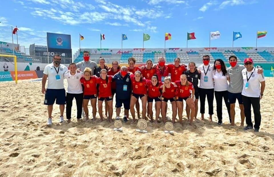 María Barquero se proclama subcampeona en el europeo con la Selección Española de Fútbol playa