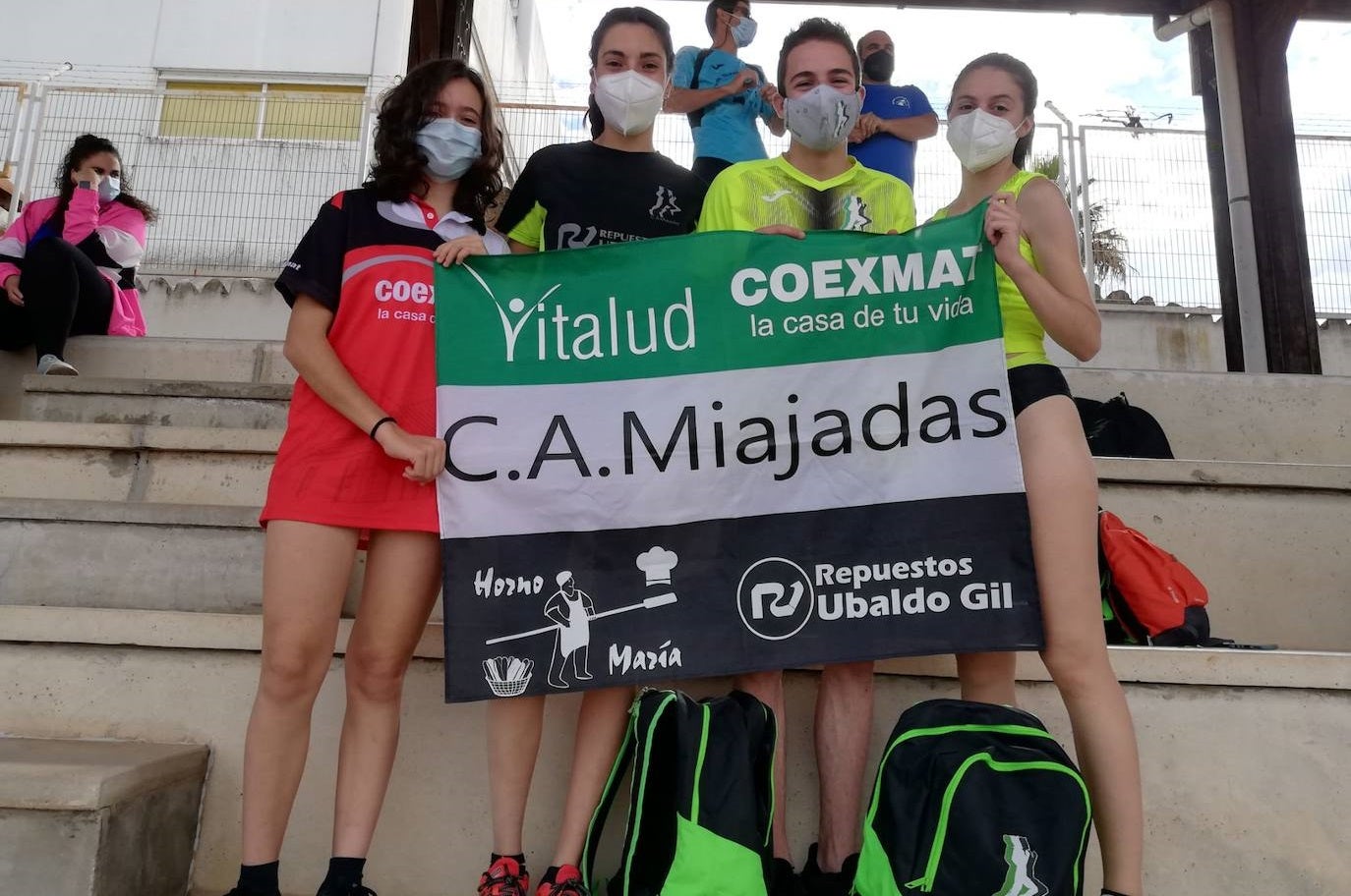Los atletas miajadeños Sub 16 y Sub 18 consiguieron grandes marcas en la final del Campeonato de Extremadura