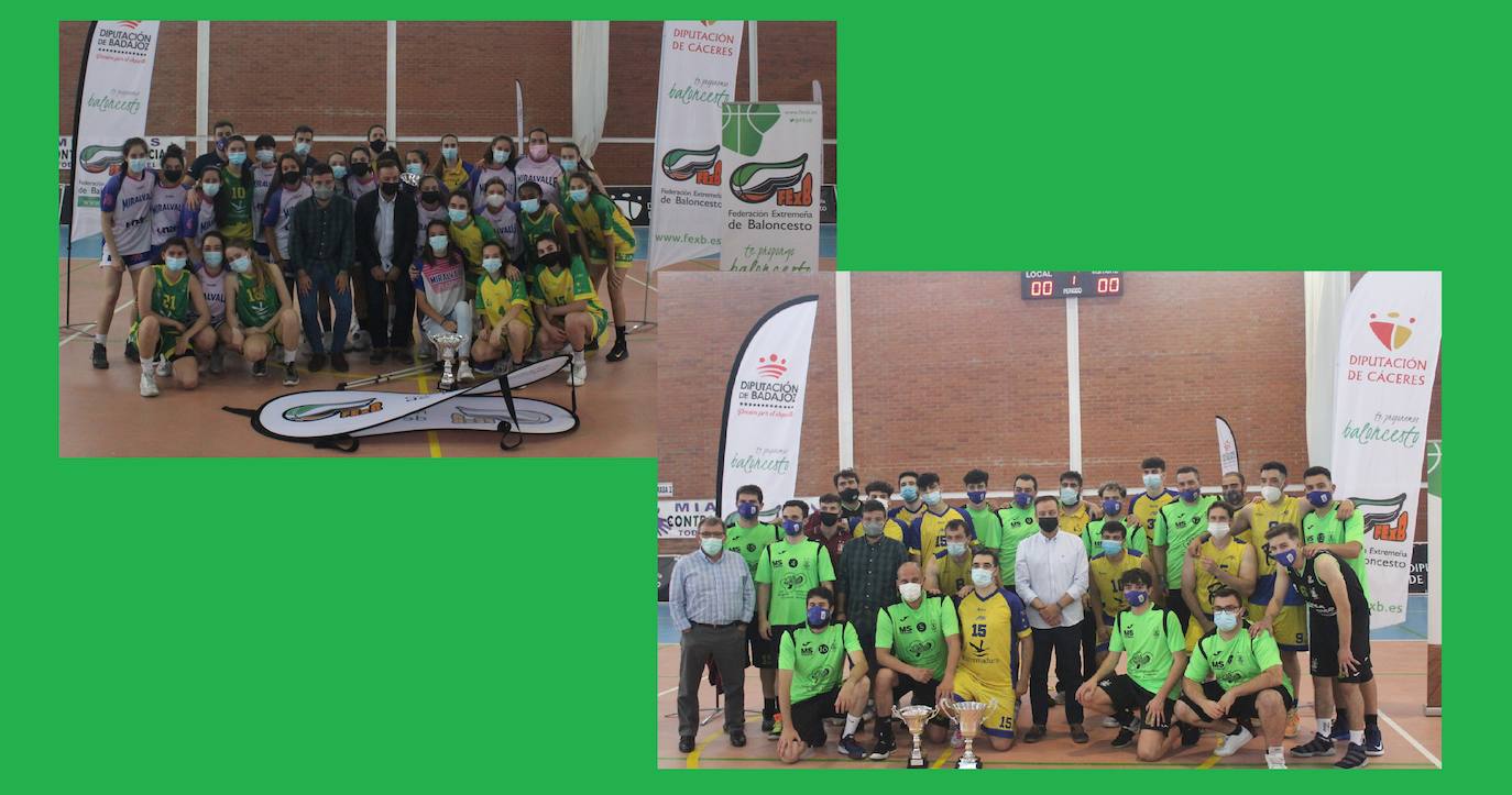 ADC RS Diseño y CP Miralvalle se proclaman en Miajadas vencedores del Trofeo Diputaciones de Baloncesto