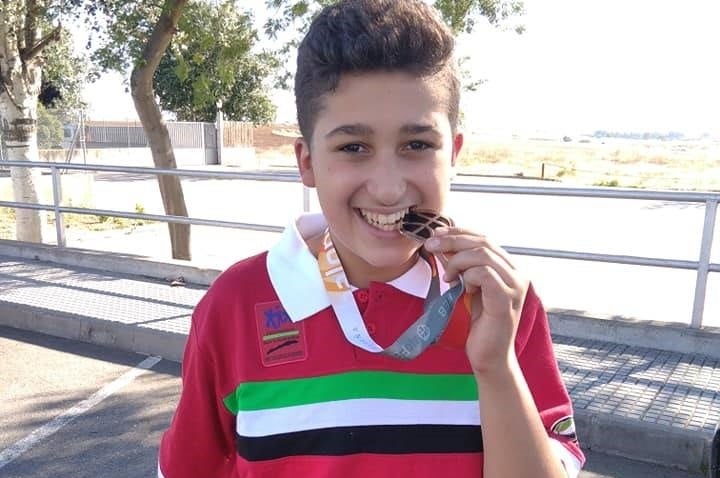 Uday Chaoui, subcampeón de España con la Selección Extremeña de Baloncesto Alevín