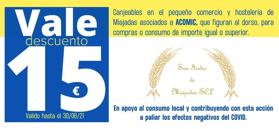 La Cooperativa San Isidro amplía hasta el 30 de julio el plazo para canjear sus cheques de consumo local
