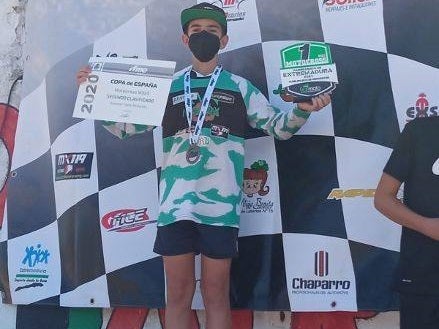 Samuel Tapia consolida su liderazgo en el Campeonato de Extremadura de Motocross Mx85