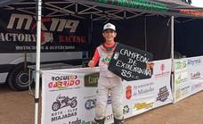 Samuel Tapia se proclama campeón de Extremadura de Motocross Mx85