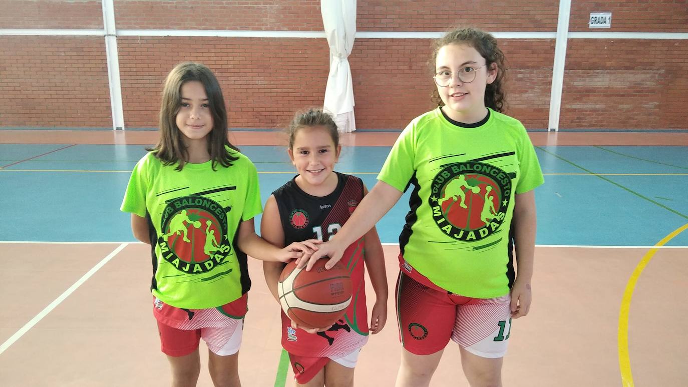 Siete alevines del CB Miajadas en el Programa de Selección de Talentos de la Federación Extremeña