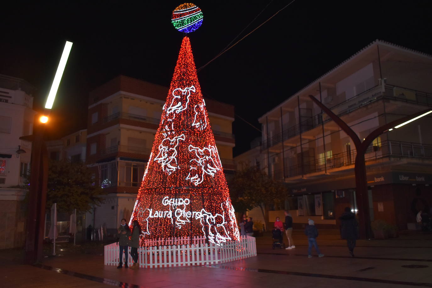 Miajadas se ilumina con la magia de la Navidad