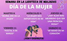 Semana del Día de la Mujer en las ludotecas de Miajadas, Alonso de Ojeda y Casar de Miajadas