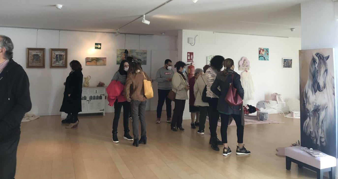 La I exposición 'Mujeres Creando Arte' estará abierta al público hasta el 16 de marzo