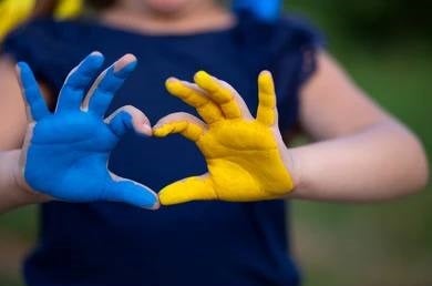 Los pequeños de la Ludoteca también se solidarizan en su semana 'Todos somos Ucrania'