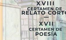 Ya se conocen los finalistas del XVIII Certamen de Relato Corto y XVII de Poesía, cuyos ganadores se conocerán el 20 de mayo