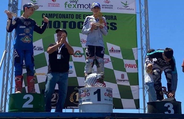 Samuel Tapia consigue la segunda plaza en el Campeonato de Extremadura Mx85 celebrado en su tierra