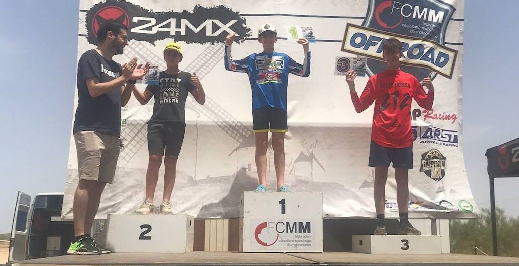 Victoria de Samuel Tapia en el Campeonato de Castilla La Mancha Mx85