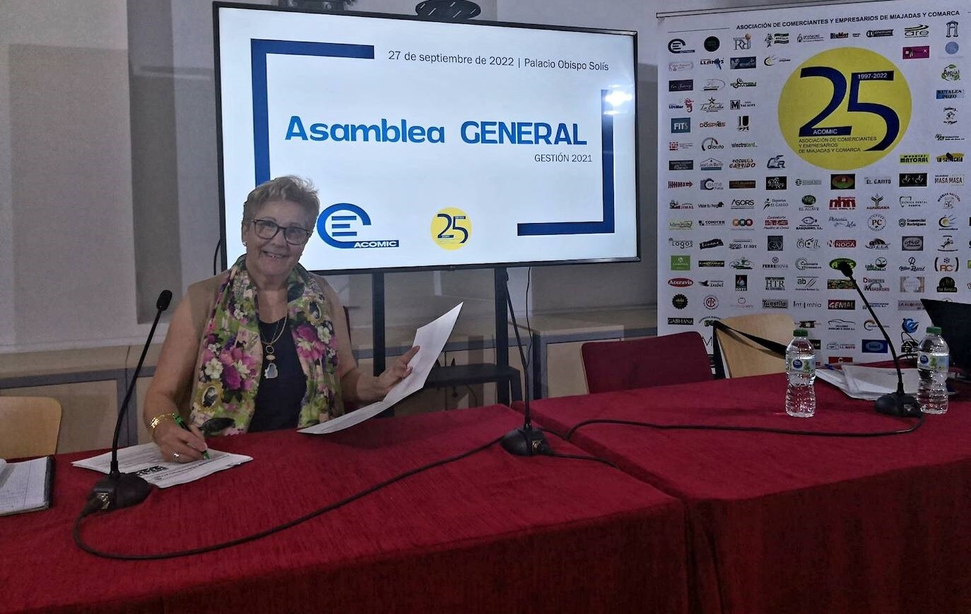 Mª Corona Fernández, elegida nueva presidenta de Acomic de forma oficial en Asamblea General