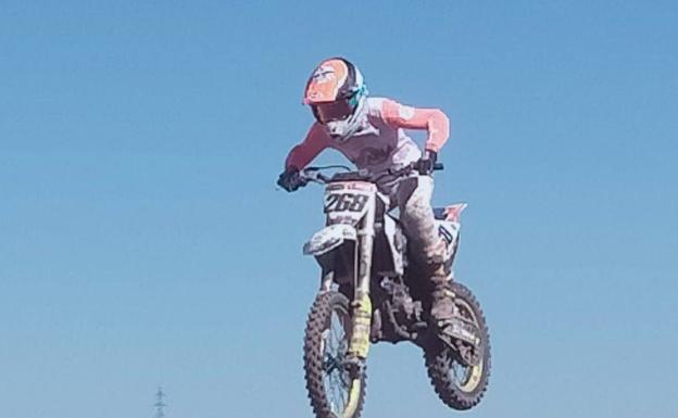 El miajadeño Samuel Tapia, sexto en la carrera del Campeonato de España MX85 en Don Benito