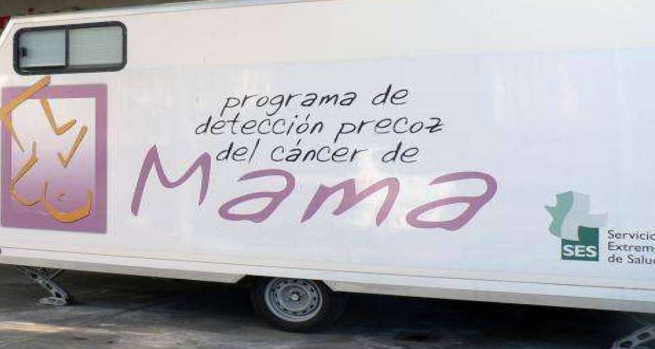 La Unidad del Programa de Detección Precoz del Cáncer de Mama se desplazará a Miajadas