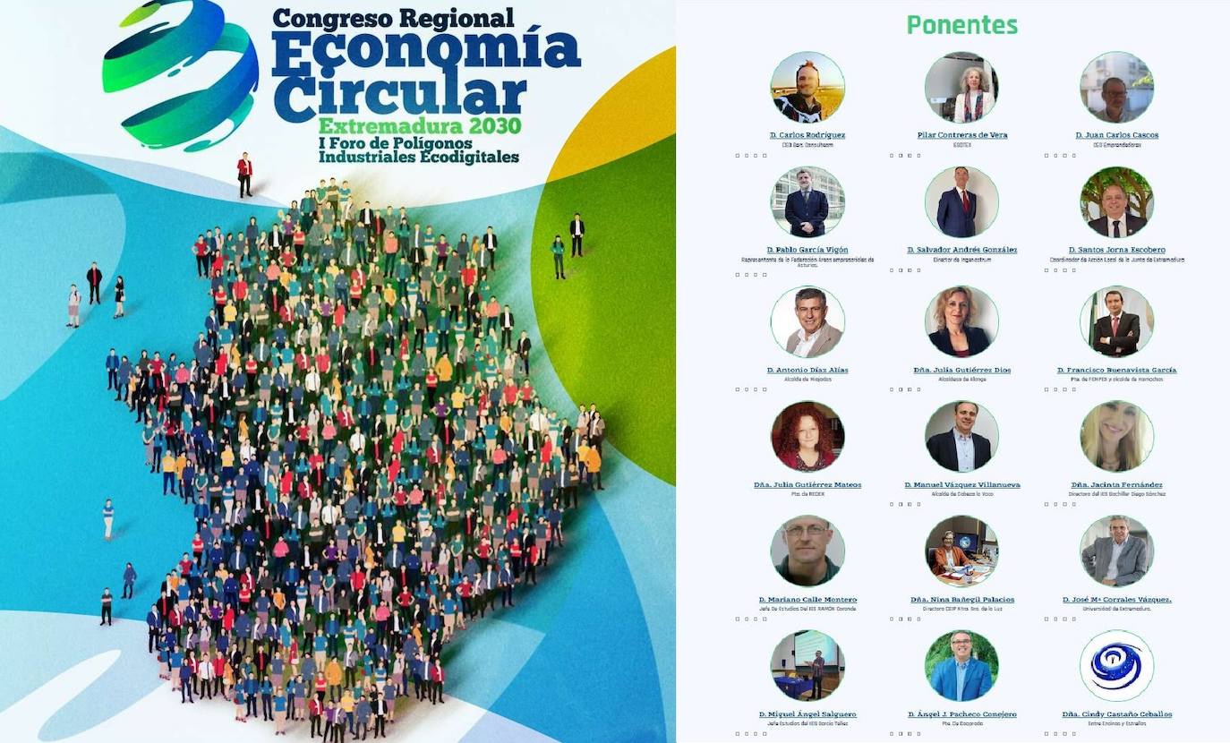 Miajadas estará presente en el I Congreso Regional de Economía Circular Extremadura 2030