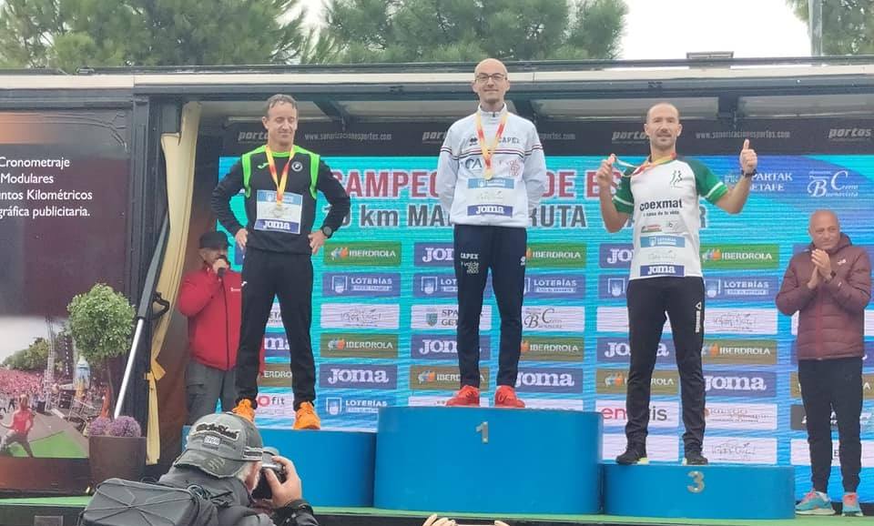 Sergio Redondo, bronce en el Campeonato de España Máster en '10km Marcha'